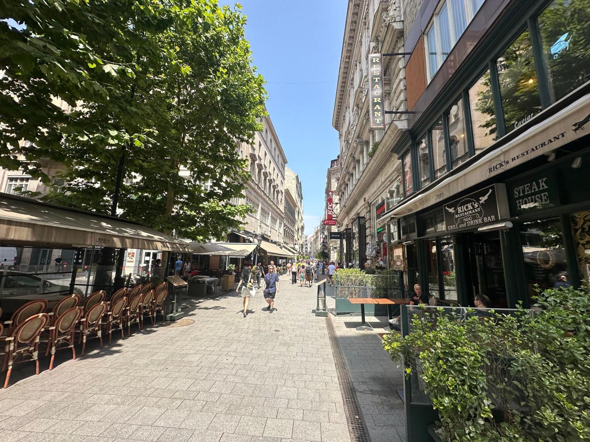 Bright Apartment In The Most Beautiful Street Of Budapest Vaci Street, Fashion Street Exterior photo